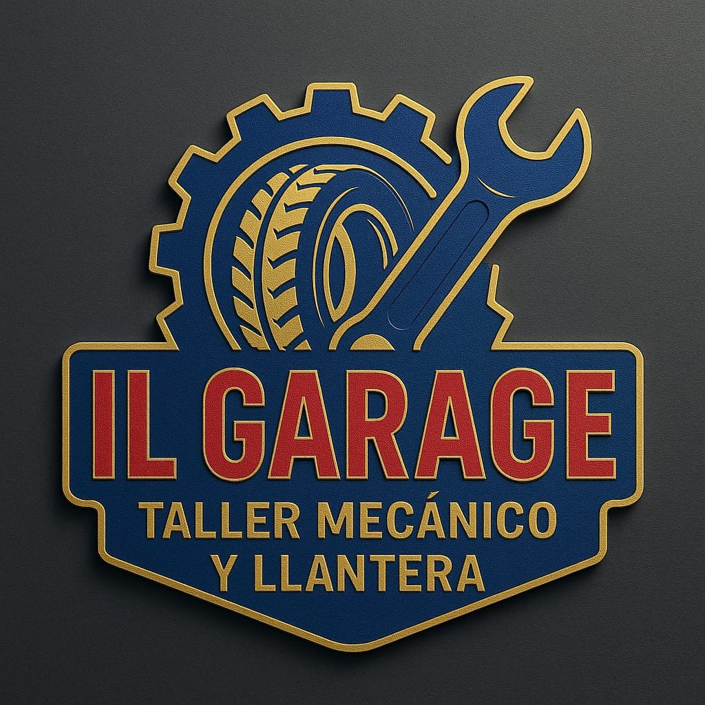 Logotipo IL Garage Taller Mecánico y Llantera